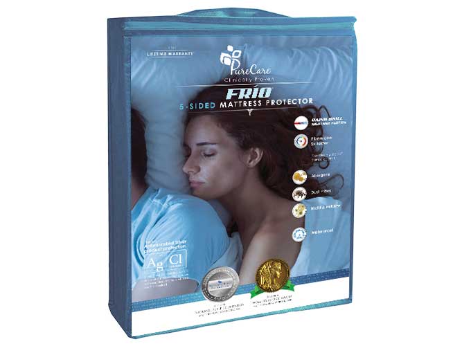 purecare frio mattress protector allergy