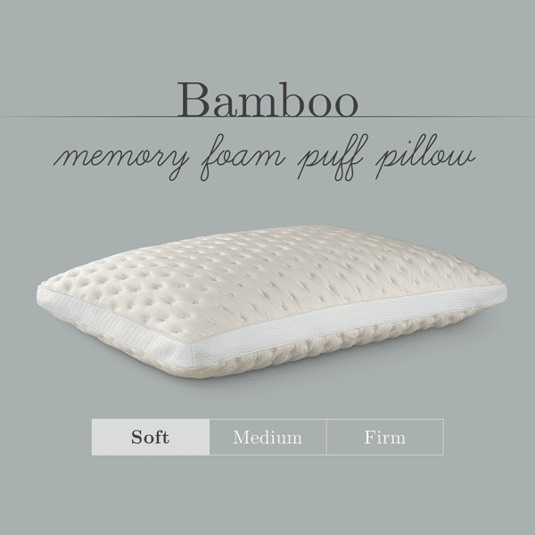 dream science bamboo foam pillow