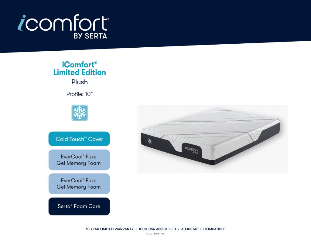 icomfort limited edition 10 plush mattress reviews